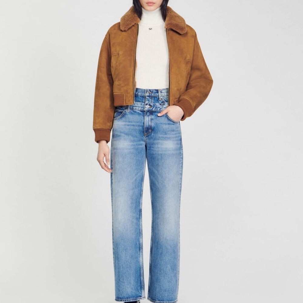 Blue High-Waisted Women's Jeans